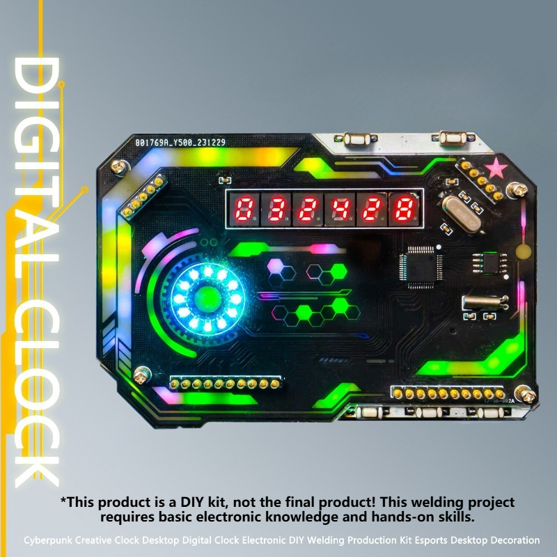 Diy Electronics Desk - DIY Table Clocks Set Digital Clock