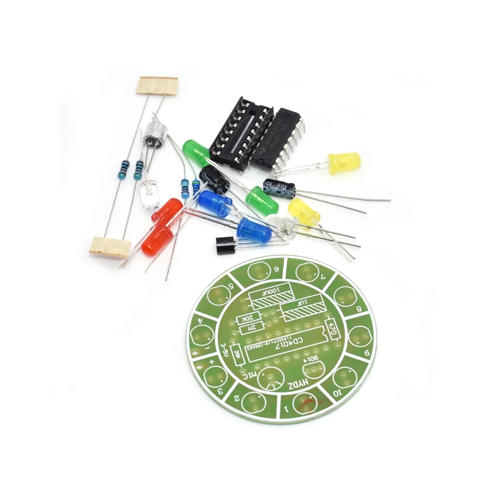CD4017 colorful voice control  - Diy Electronics News review and price