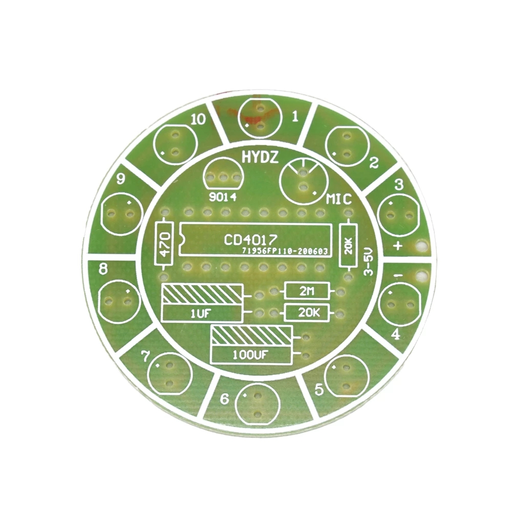 CD4017 colorful voice control  - Diy Electronics News review and price