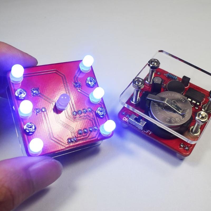 Swing Shaking LED Dice Kit Bre - Best Diy Electronics Kits review and price