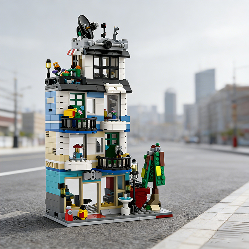 856 PCS Modular Building Apart - Diy Electronics Shop review and price