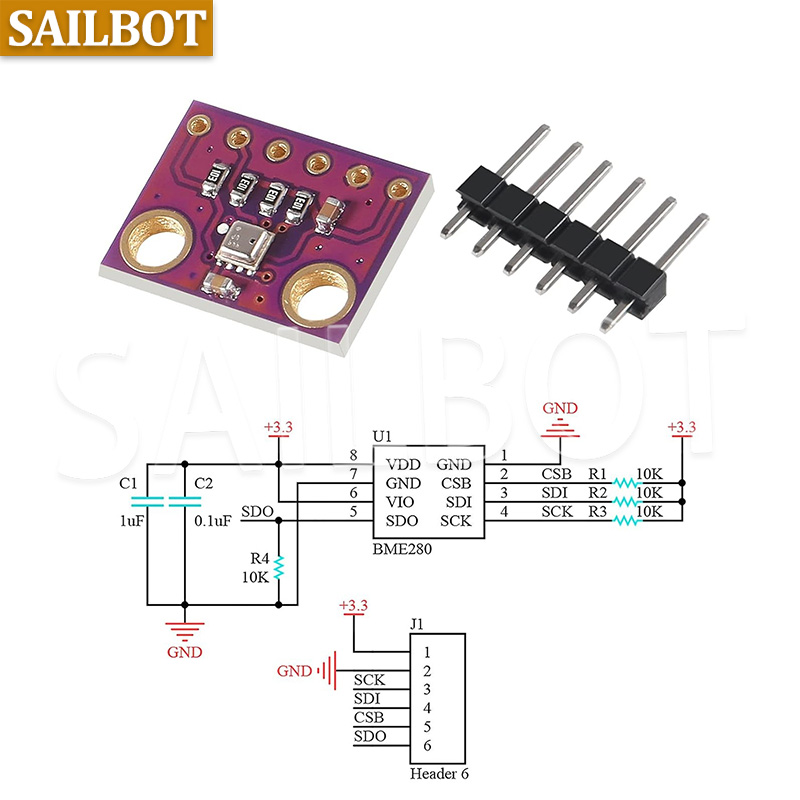 BME280 5V 3.3V Digital Sensor  - Bme280 Humidity Sensor review and price