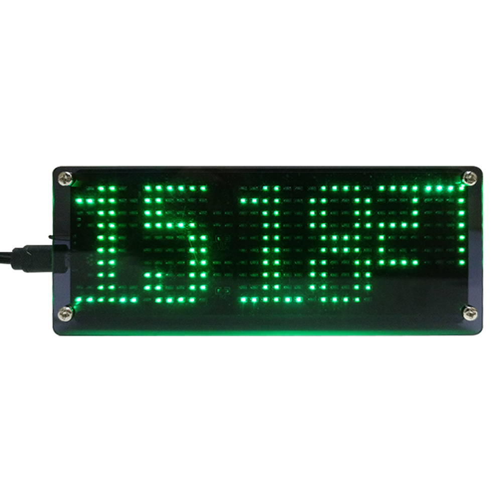 DIY Digital Dot Matrix Clock E - Diy Electronics News review and price