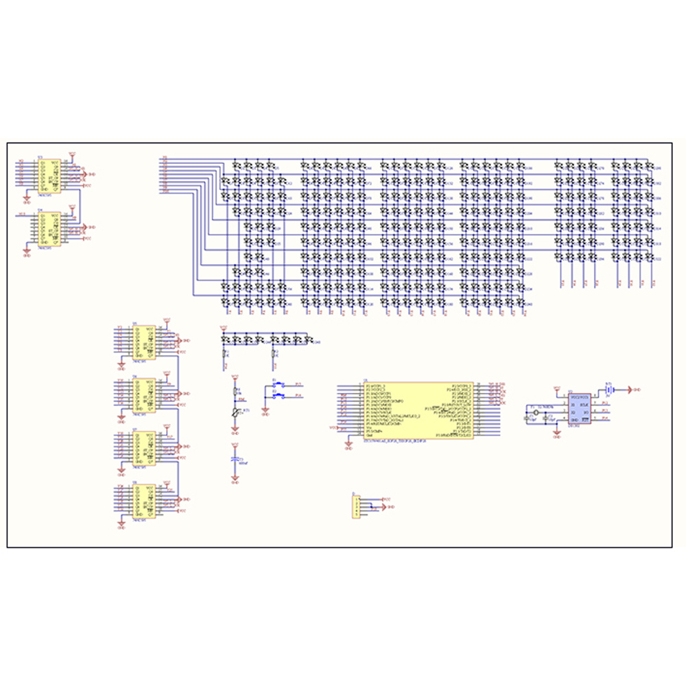 DIY Digital Dot Matrix Clock E - Diy Electronics News review and price