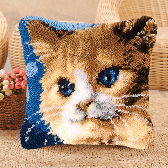 Cat Series Latch Hook Kit Mats - Diy Electronics Watch review and price