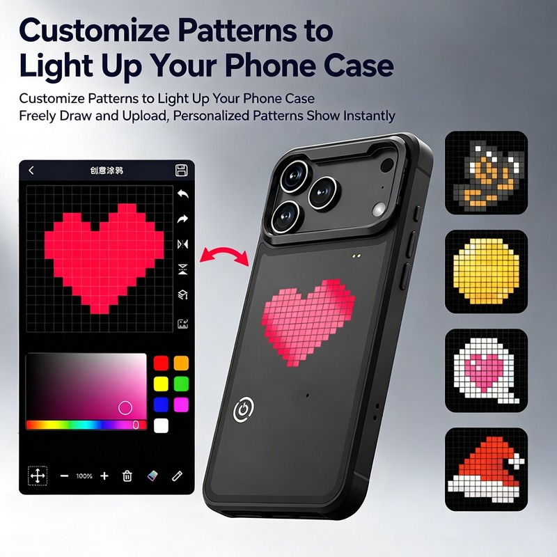 DIY LED Pixel Phone Case Anima - Diy Electronics Tpu review and price